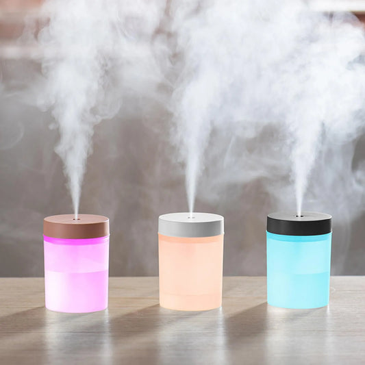 Colorful Mini Cup Humidifier Car Colorful Small USB Charging Lamp Water Replenishment Air Humidifiers Purifier