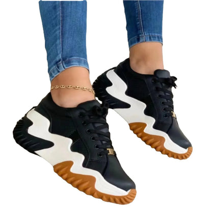 Fashion Tennis High Top Canvas Shoe Sneakers Women Shoes  Lace Up Breathable Casual Running Autumn Platform Girls Vulcanized fem