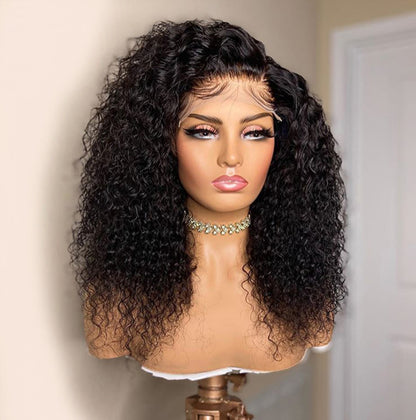 European And American Wigs African Small Volume Women's Chemical Fiber Front Lace Wig
