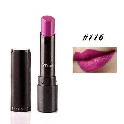 MYS Brand Beauty Matte Lipstick Long Lasting Tint Lips Cosmetics Lipgloss Maquiagem Makeup Red Batom