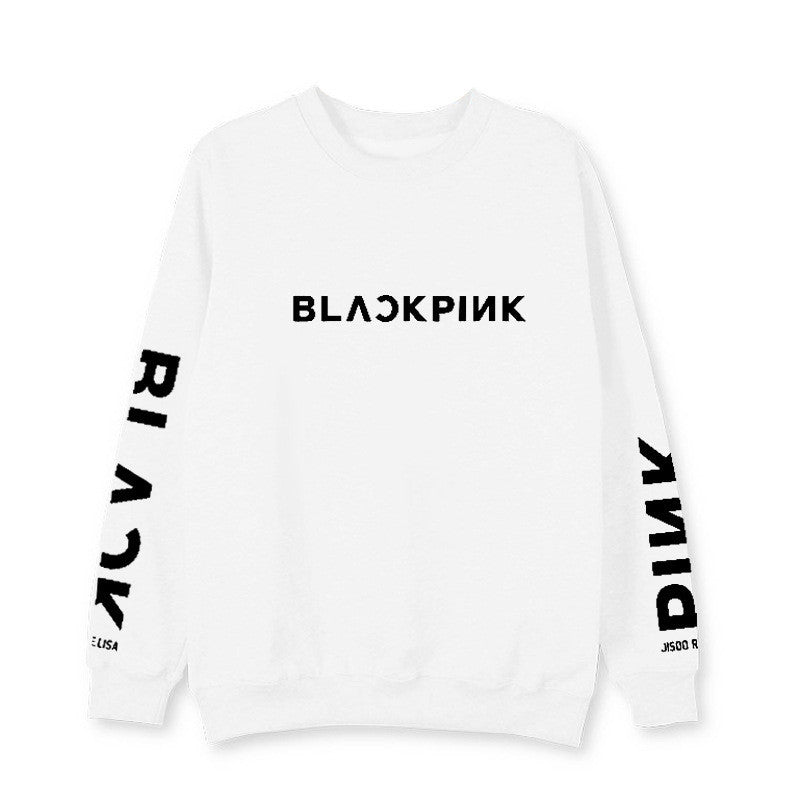 BLACKPINK Album Kpop Letters Printed Sweatshirt Hoodies
