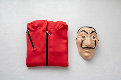 Salvador Dali Movie The House of Paper La Casa De Papel Cosplay Party Halloween Mask Money Heist Costume & Face Mask