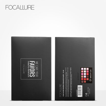FOCALLURE 18 Colors Palette Shimmer Matte Pigment Eye Shadow Cosmetics Mineral Nude Glitter Eye Makeup Beauty