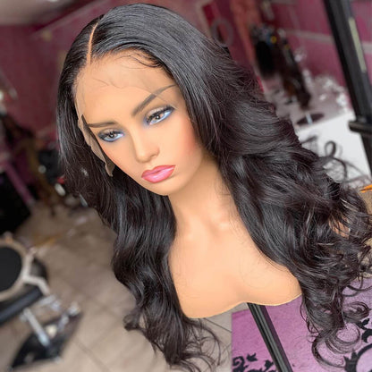 Transparent Lace Front Human Hair Wigs For Black Women Body Wave Lace Front Wig Full Lace Wig