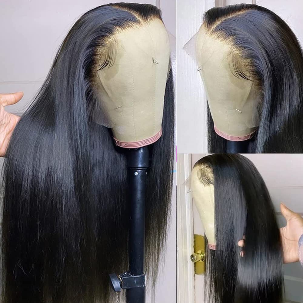 Badon marchand hair  Natural Long Black Lace Wig