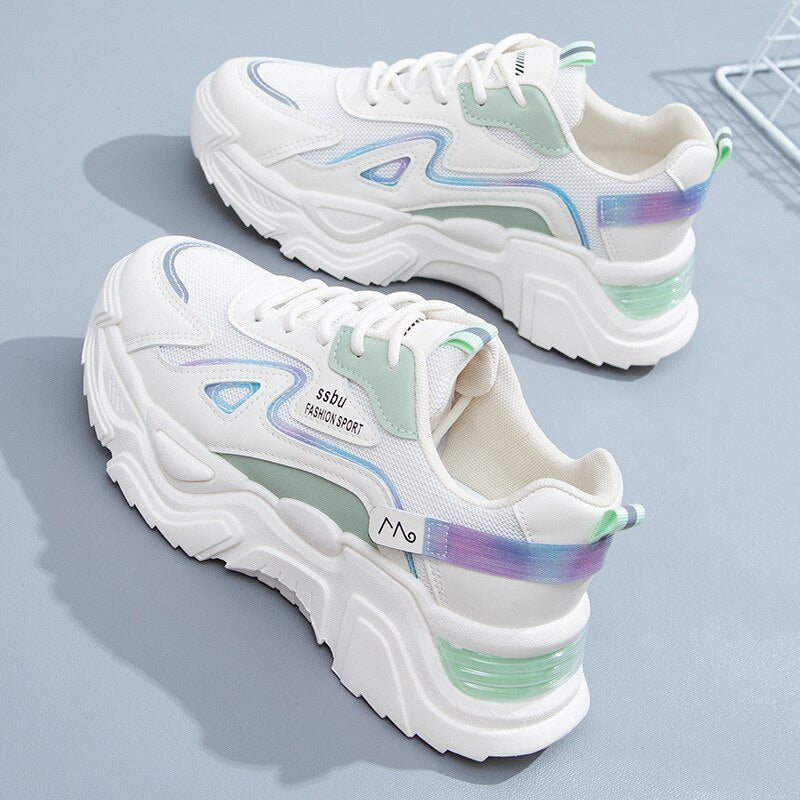 Ladies Chunky Sneakers Women Shoes