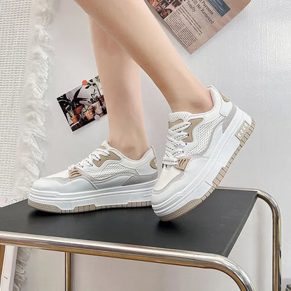 Ladies Sneakers Basketball Woman 2024 In Designer Casual Sports Trainers Comfort Flat Platform Running Shoes Tenis fem