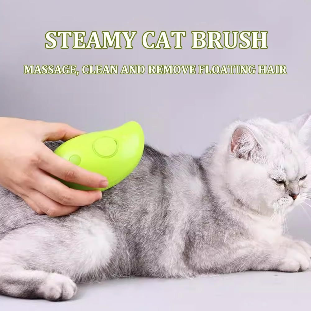 Ultimate Pet Grooming: 3-in-1 Electric Spray & Massage Brush for Cats and Dogs