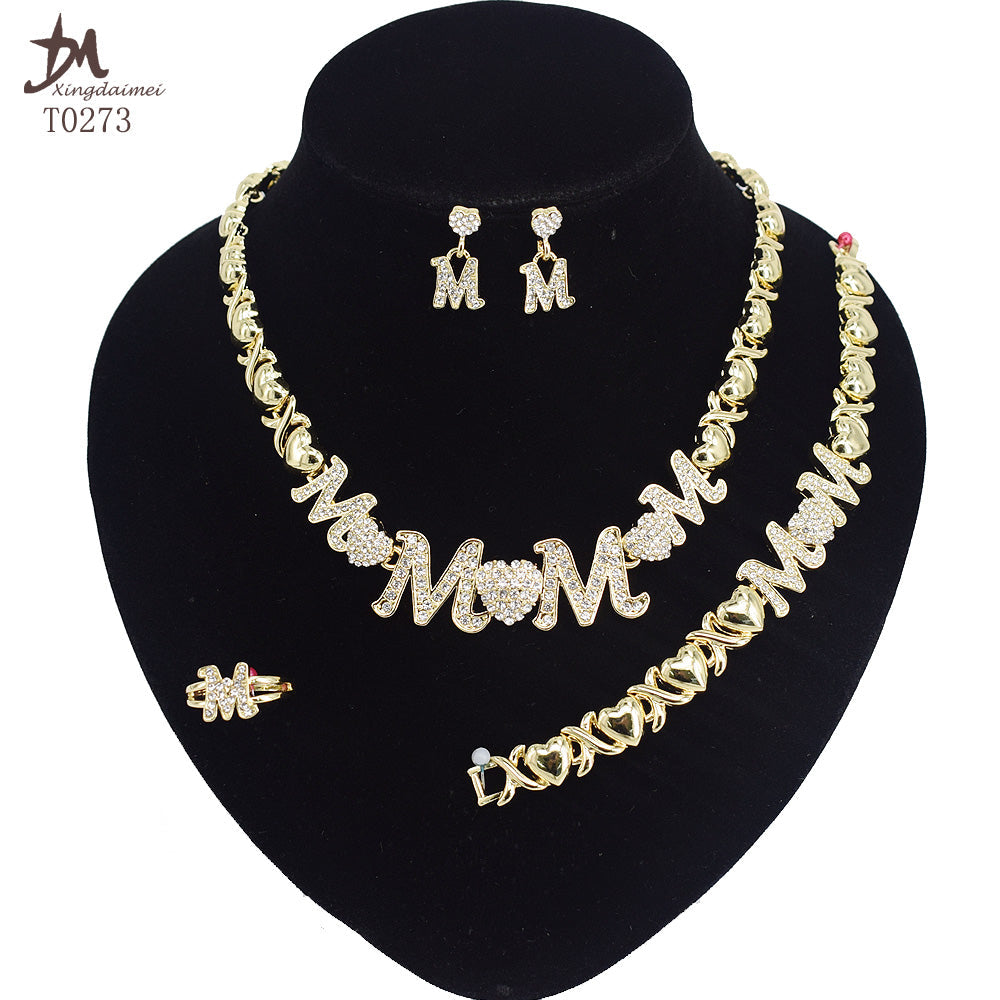 Gold-Plated Jewelry Set