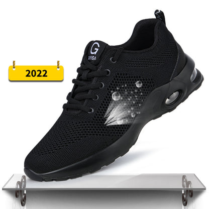 Indestructible Steel Toe Work Shoes Men Sneakers Fashion Air Cushion Safety Shoes