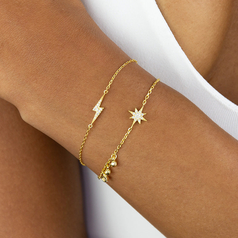 Astro Diamond Gold Bracelets