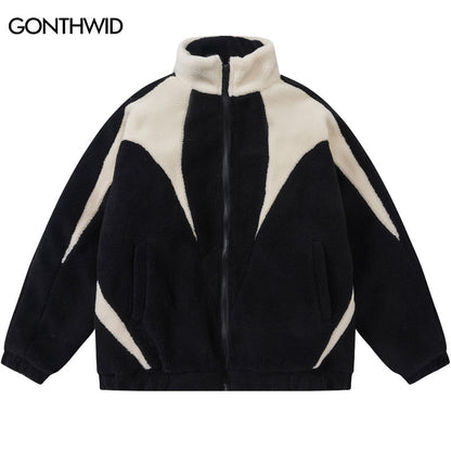 Lambswool Coats Thicken Warm Padded Jackets